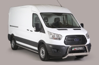 Защита переднего бампера (63мм) нерж. сталь  Ford Transit (2014 по наст.)